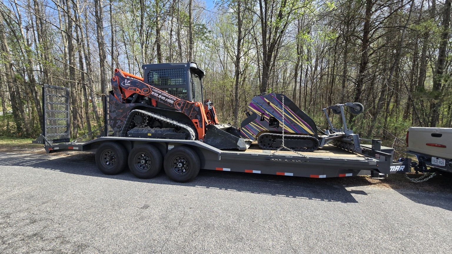 Lucas Concepts equipment loaded for brush management work